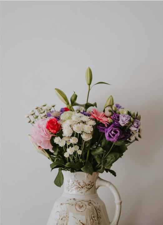 Bridal bouquet overview